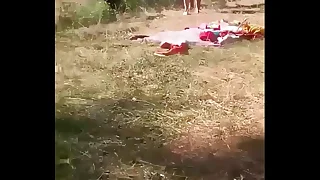 Hot bitch gets her pain in the neck wet with a bottle water